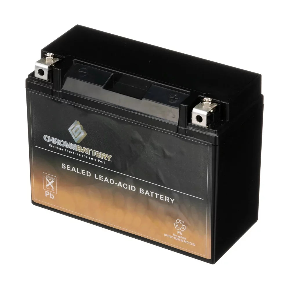 Volt,20 Ah, M6250h Cca) Y50-n18l-a3 Chrome replaces 44006 12 260 Gtx18l-bs Battery Sports Power (50-n18l-a3 Battery