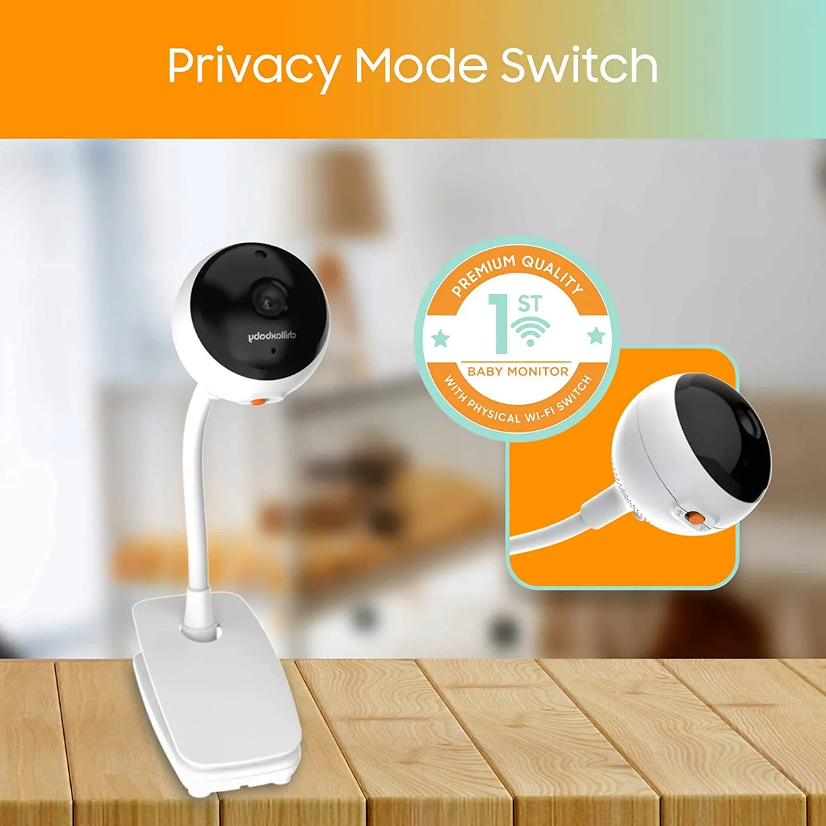 by Baby 2-Way Pro Camera Monitor Night HogoR Giraffe WiFi Smart Audio HD Vision Full CHILLAX