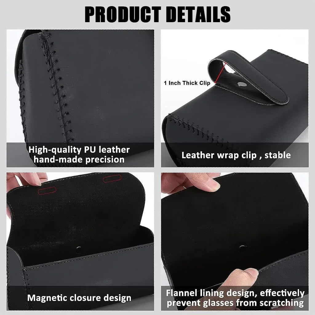 On Visor, Box Organizer Sunglasses for Clip Sunglasses Holder Car, Sunglass Holder Sun Car Holder Sunglasses for