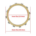 Kawasaki ZR400 EN450 Kits Zephyr 454 Plates Based Vulcan ZRX400 ZR400 X/ 7 For LTD/ EN500 Motorcycle Classic ZRX400-II ZZ-R400/ LTD/ Drifter/ Friction VN400 500 PCS Vulcan Clutch Paper