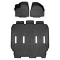 Rows Mats climate Floor Smartliner Pacifica Black All for Chrysler Set 2017-21 3