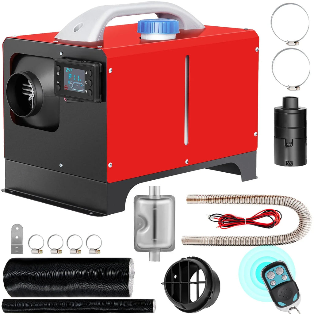 Car Bus, Truck and Control Air Fast 5KW RV, Trailer, Heater Mini Boat, Motorhomes for Remote Diesel Heating 12V LCD, VEVOR Heater with