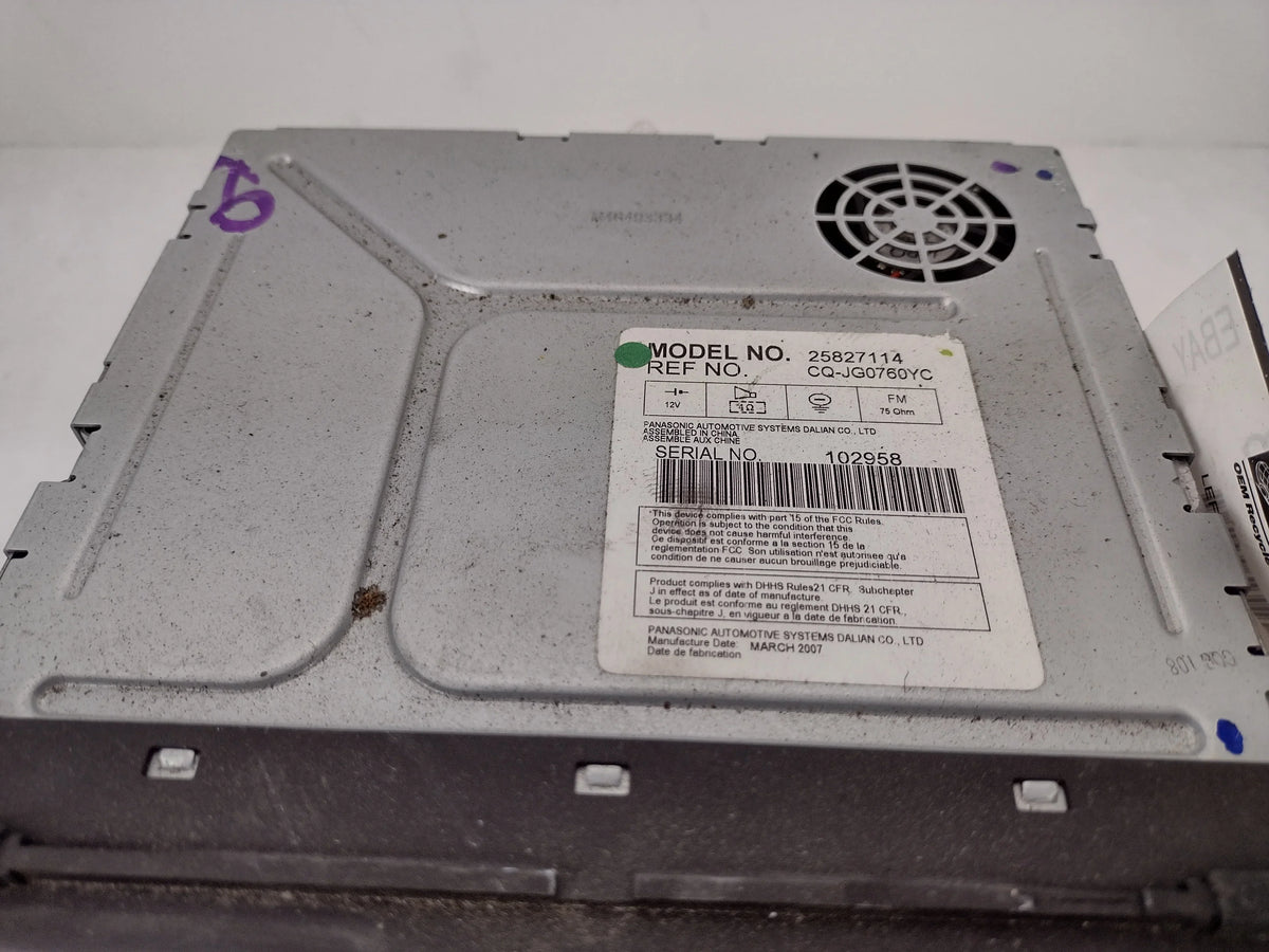 CD Saturn Radio Description Specific FM Receiver OEM Pre-Owned In MP3 Outlook (Good) - - Verify Vehicle AM 07 Fitment 08