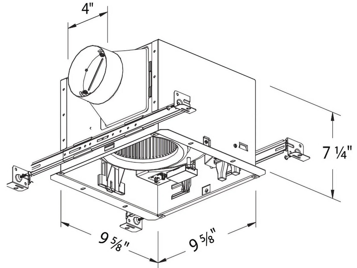 CFM Exhaust Fan Bath 80 Delta BreezSignature Breez