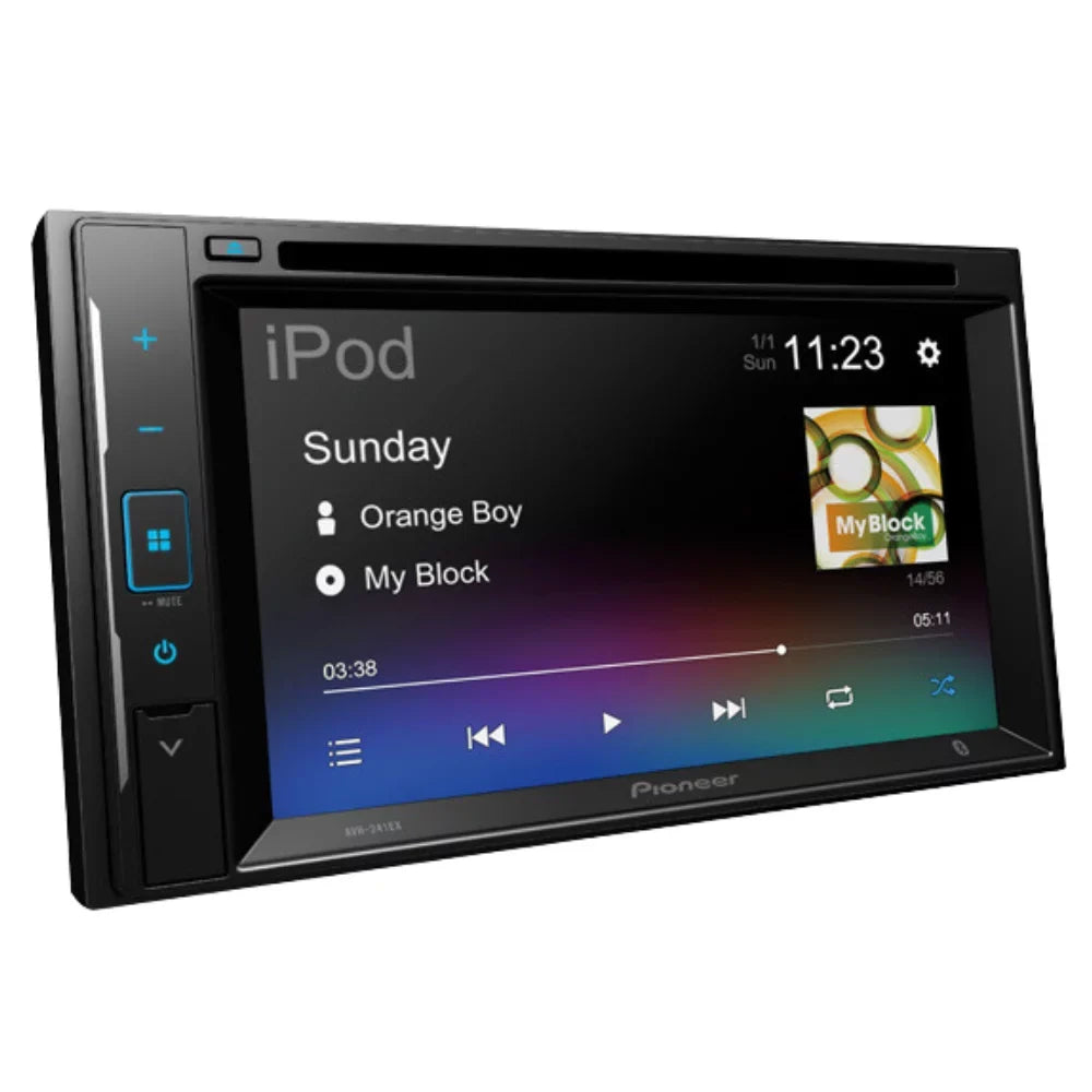 Suburban DIN 6.2" Chevrolet 2003-2006 Kit/in-Dash AVH-241EX Touchscreen Bundle Bluetooth/Backup KIT4858 Digital with W/ DVD/CD Double Camera/Installation for Receiver AM/FM Car Stereo Media Pioneer