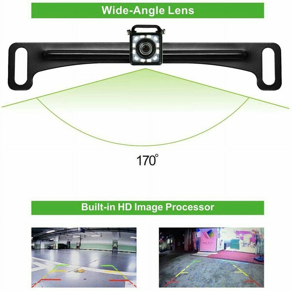 System View Vision Parking Car HD Wireless Night Rear 7" Backup Monitor Camera