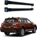 Crossbars Side Rails, Outback Lush Fit Carrier Cross Black Box Rack Board, Cargo Bars – Rooftop Premier Roof Luggage, Ski SO14T ROKIOTOEX for Touring 2015-2019 Subar-u for Bike Chrome