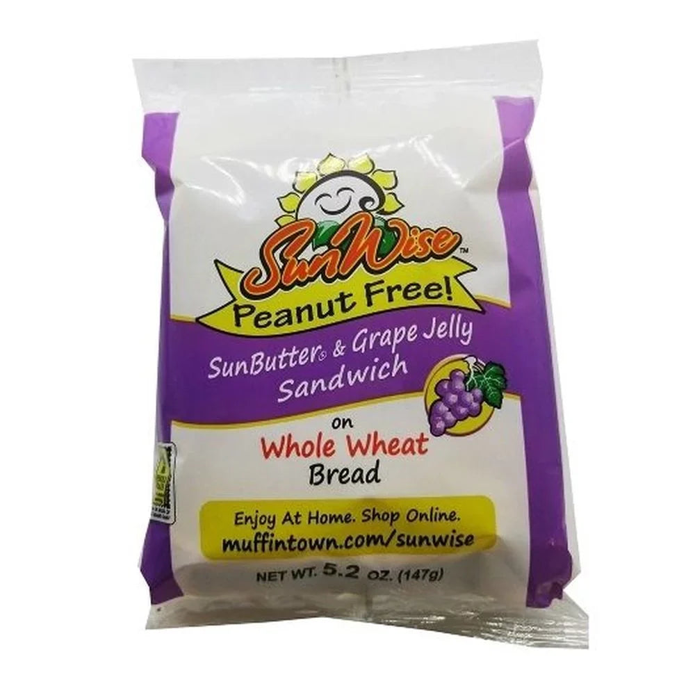 Ounce 48 -- per Sandwich, SunWise Grape 5.2 case Sunbutter
