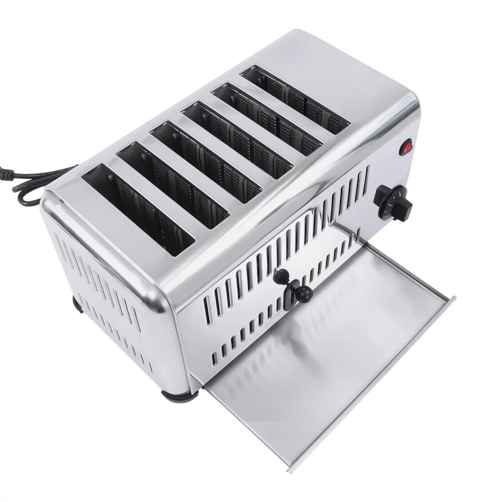 6-Slice 1680W Toaster TFCFL Bread Toaster Toaster Machine Electric Commercial Bagel