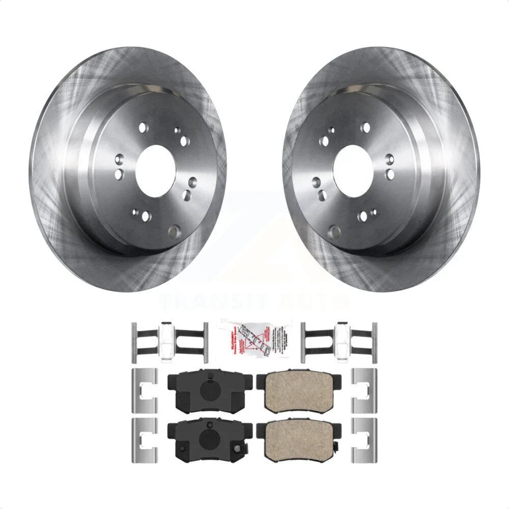 Pads Disc Brake K8A-100540 - Transit RDX And Kit Rotors For Rear Acura Auto Ceramic
