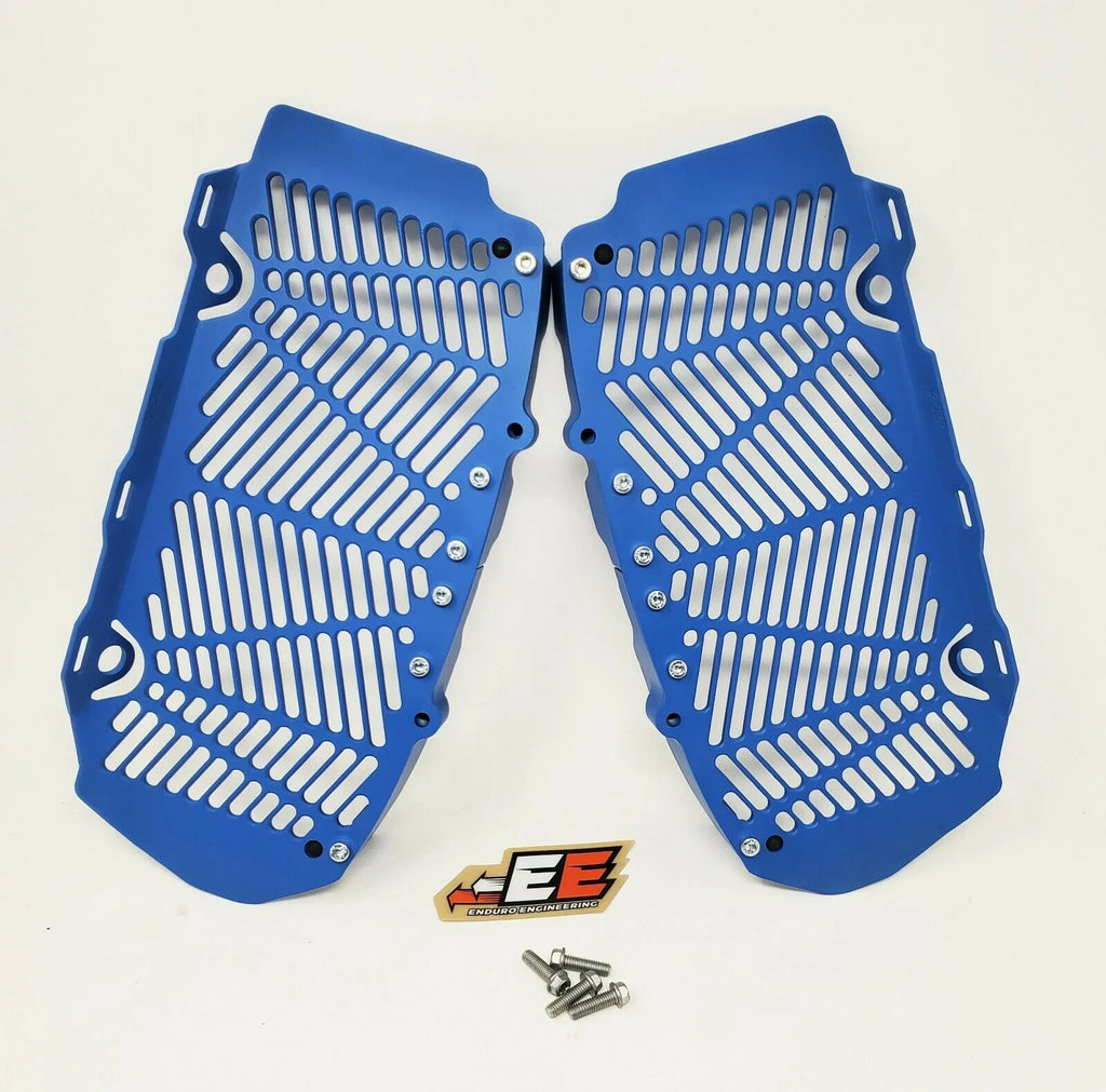 for KTM/Husqvarna Radiator Enduro 16-21 Blue Custom Guards Engineering Billet