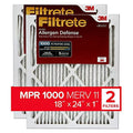 Filter, Defense, 2-Pack Filtrete (exact x 0.81) Allergen 1000, 23.81 Air 18x24x1, MPR AC x 17.81 dimensions Furnace Micro