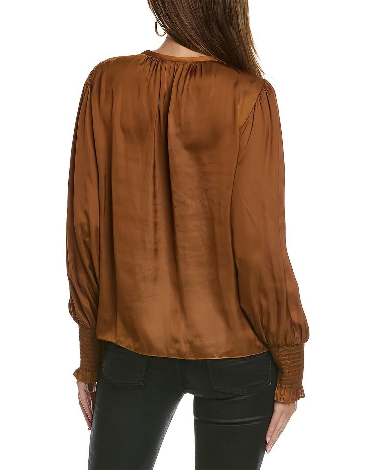 Isla womens Blouse, Brook S, Ramy Brown
