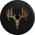 JL Ghost Jeep Tire Camera Deer 32 Dark Antlers Skull 2019 Spare Cover Inch Skulls for Hunting Backup 2018 Wrangler RV