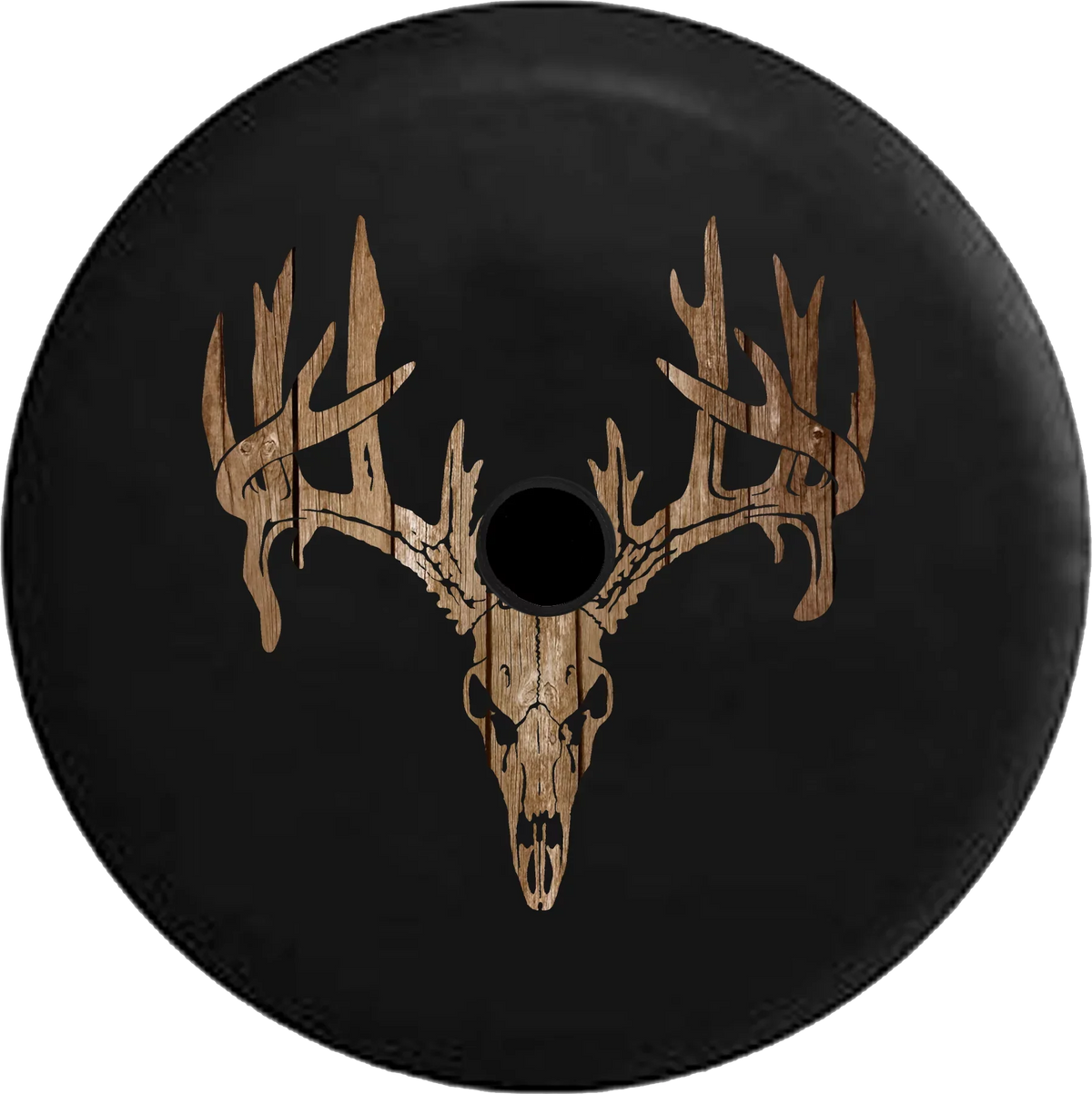 JL Ghost Jeep Tire Camera Deer 32 Dark Antlers Skull 2019 Spare Cover Inch Skulls for Hunting Backup 2018 Wrangler RV