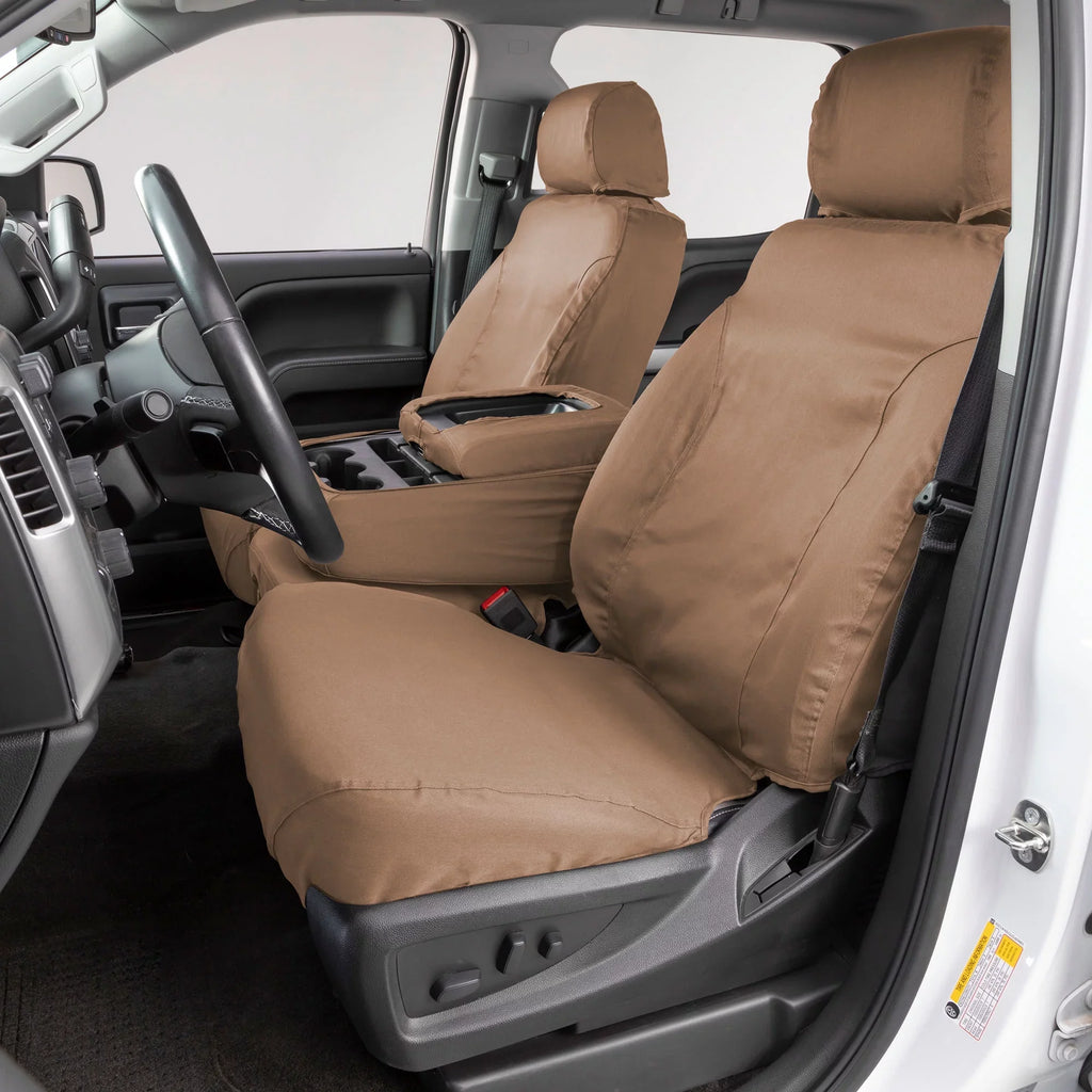 Seat Fit 2013-2014 F150 SUPER CAB, Models Custom for Cover F150 Row select: Covercraft SeatSaver - Front Select Fits (Tan) 2011-2012 Polycotton F-150