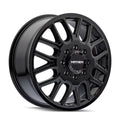 DUALLY Wheel 8x6.5 Mayhem Black Gloss (115mm) Cogent 20x8.25 FRONT