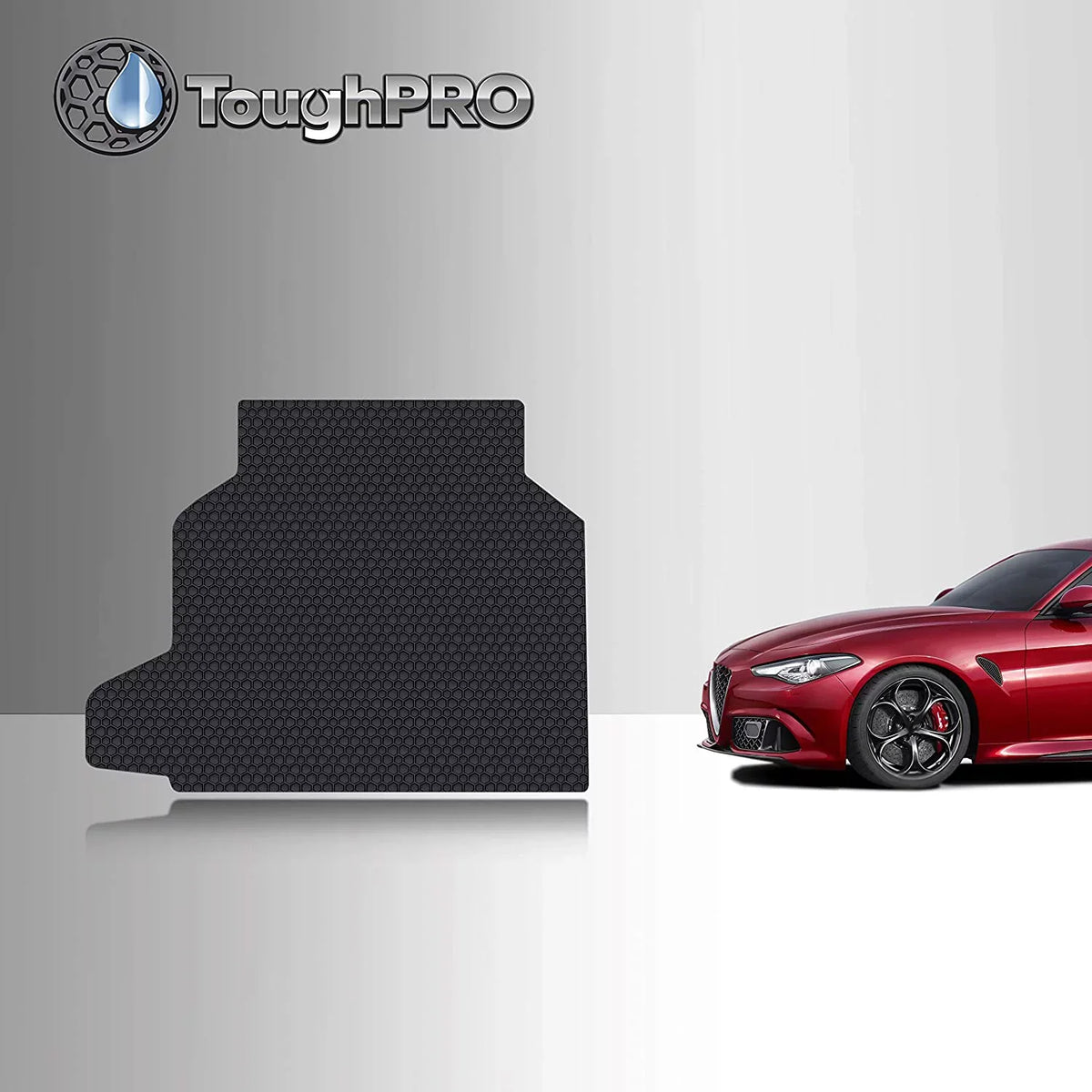 All Custom Alfa (Made Giulia Compatible 2021 climate - TOUGHPRO USA) - Heavy Mat - - Duty Romeo Accessories in with Fit - Cargo/Trunk