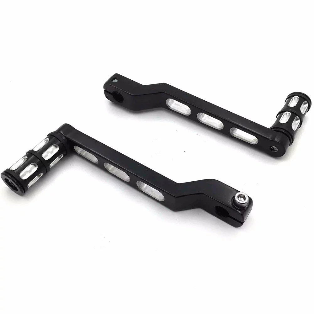 Shift Black Levers and Electra later Harley Toe Shift 1988 Pedal Davidson 009A- Pegs Aluminum design w/ Levers/Gear Heel Shifter HTT- Motorcycle For Glide