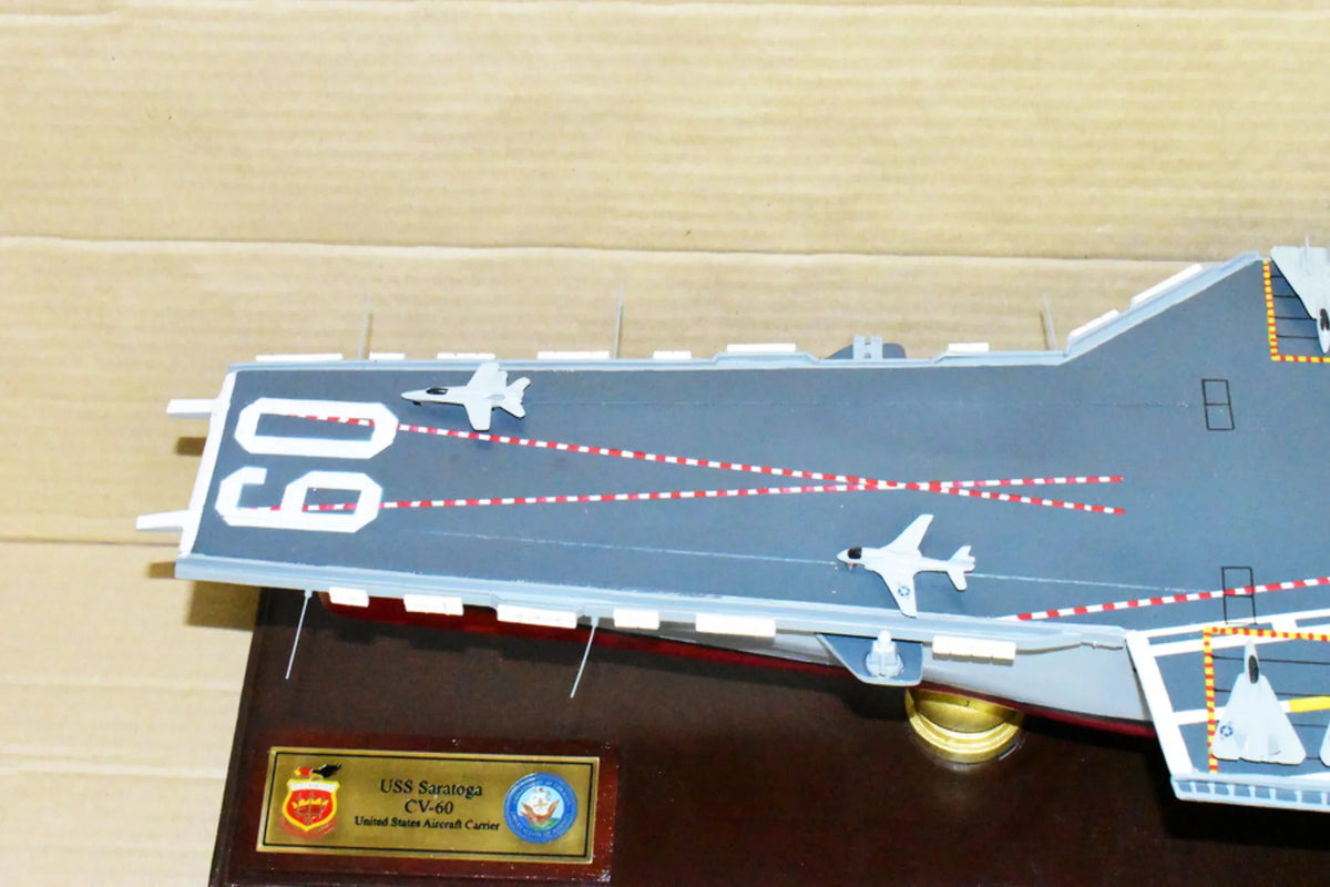 Model,Mahogany,Forrestal Saratoga USS Carrier Model,Navy,Scale Aircraft CV-60 Class