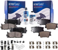ES350, Brake 2012 for 2016 Rear & 2017 Brake 4 2011 2013 ES300h, Axle Avalon Ceramic - Pads Camry Pads Lexus Replacement 07-17 2009 08-18 2014 2008 07-18 Front 2010 Detroit 2015