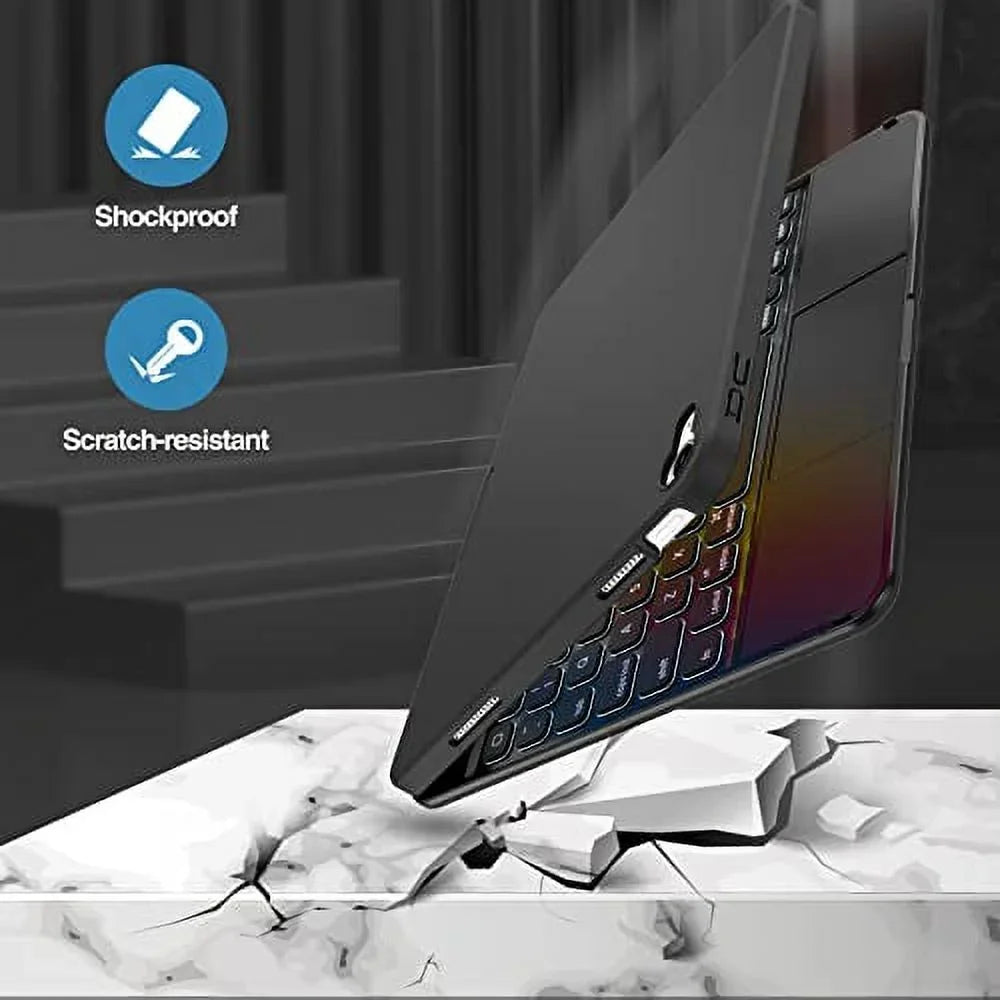 iPad 10th for Generation Touchpad 10th iPad Case Gen inch Color –Black ProCase for 10.9 Backlit 360 Multi-Touch with 7 Keyboard Rotation Degree Trackpad, 2022 Case Keyboard