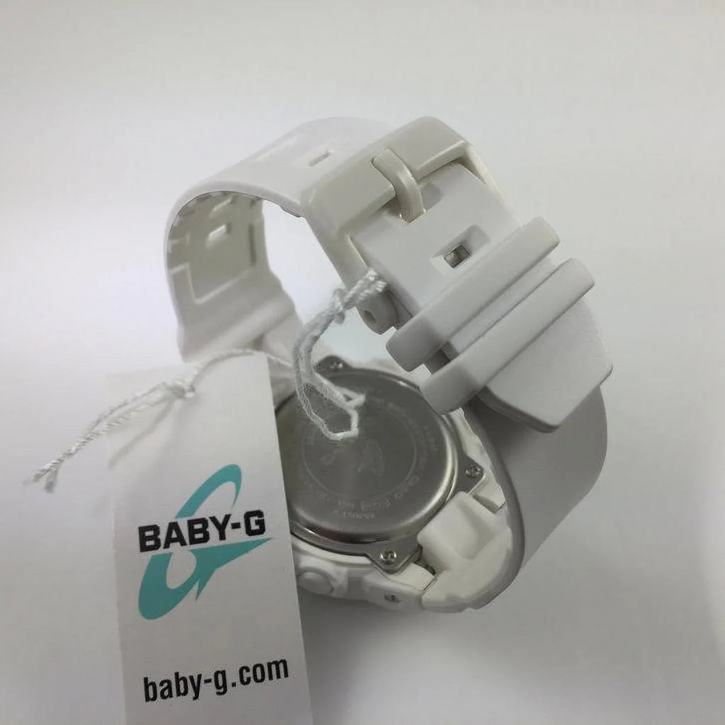 Strap White Ana-Digi BGA230-7B White Women's Alarm Watch Baby-G Resin Time World Dial
