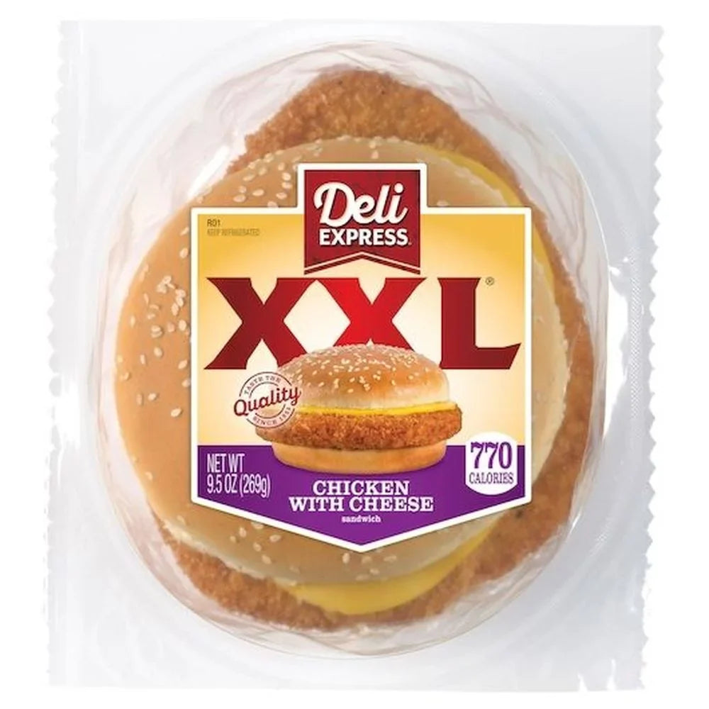 Cheese Chicken XX per Express case Large with Sandwich -- Deli 6