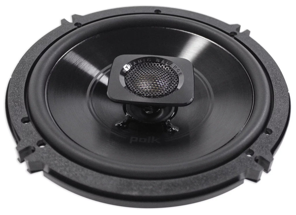 1998-2013 Polk Davidson Touring Plates 300w Harley Speakers w/Adapter 6.5" Audio