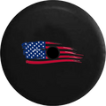 Spare Cover Camera 33 JL Flag Vintage 2018 for American Look Distressed Tire Wrangler Painted Jeep Inch RV Backup 2019