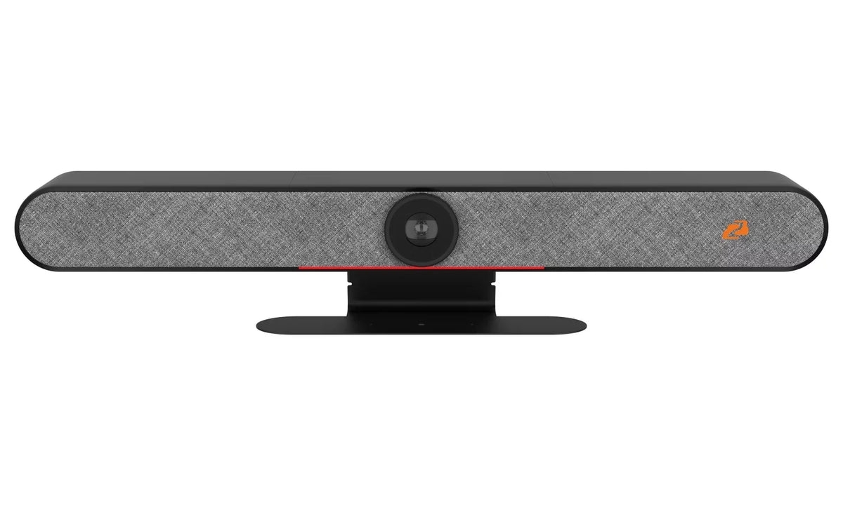 4K UHD All-In-One Auto 20W BZBGEAR Bar Video HDMI/USB-C Intelligent Tracking (Black) and with Speakers/6-MEMS Microphones