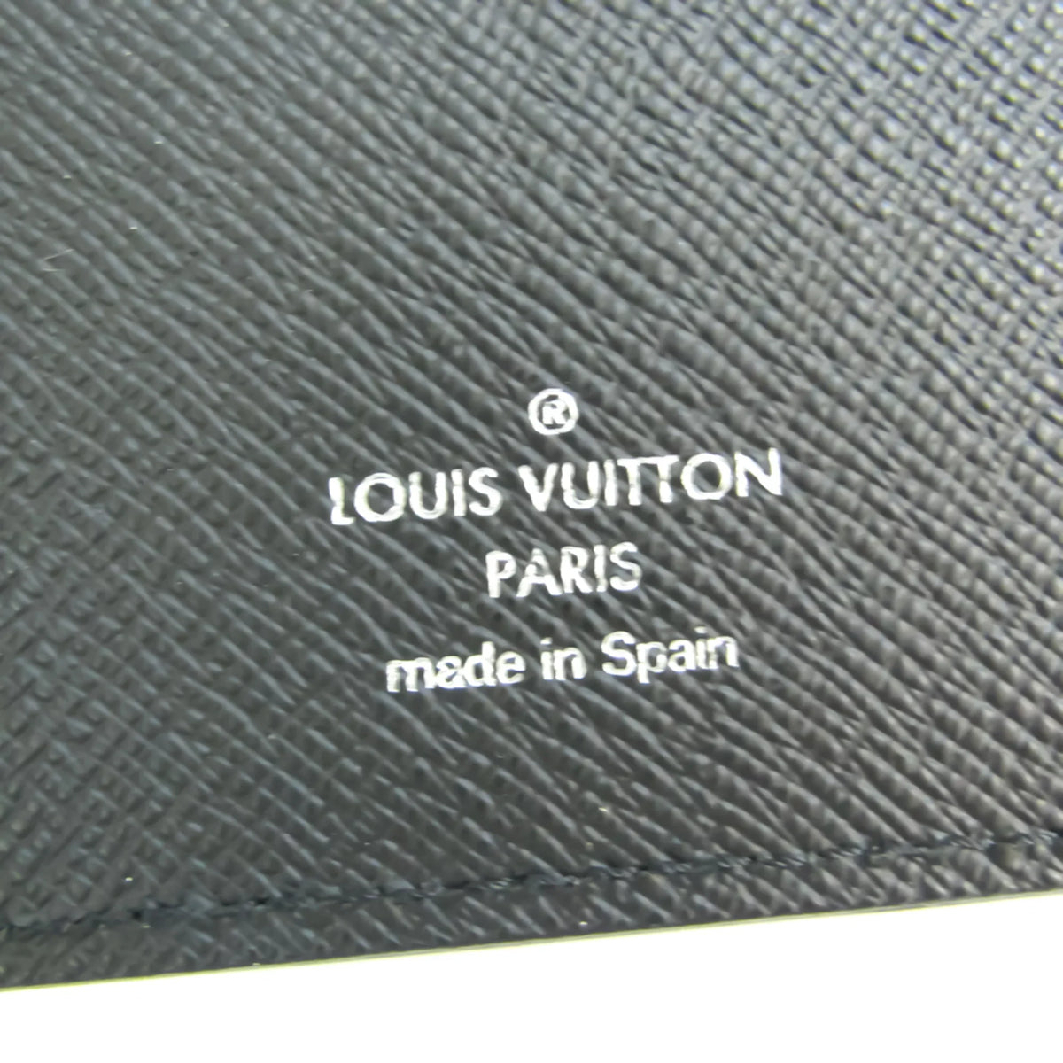 Men's (bi-fold) Wallet Epi Portefeuille Long Brazza Leather Noir M60622 (Good) Epi Pre-Owned