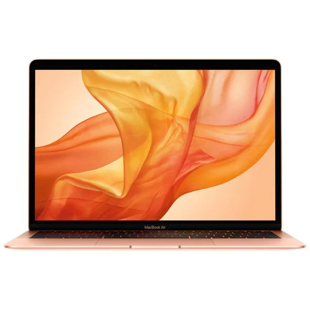 128GB RAM- Air Model (Fair) MacBook Gold- SSD- Pre-Owned 2018 8GB i5 1.6GHz- 13" Number MRE82LL/A