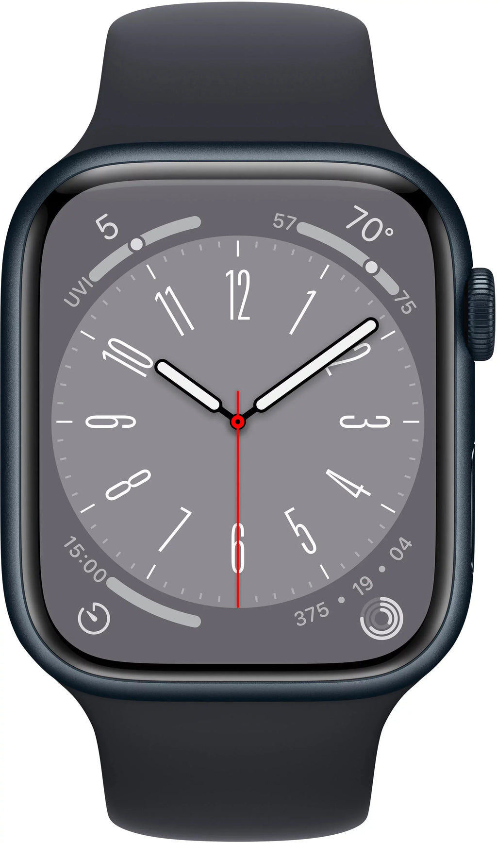 Aluminum 45mm Sport 3K758LL/A Watch Series Midnight 8 Band Midnight 8 Gen (Refurbished) Restored -
