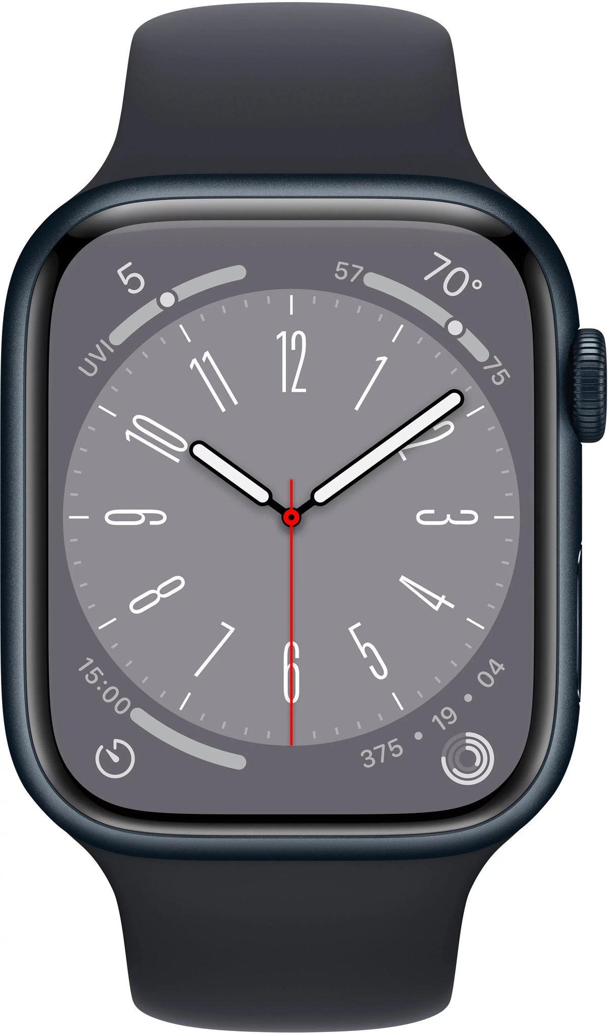 Aluminum 45mm Sport 3K758LL/A Watch Series Midnight 8 Band Midnight 8 Gen (Refurbished) Restored -