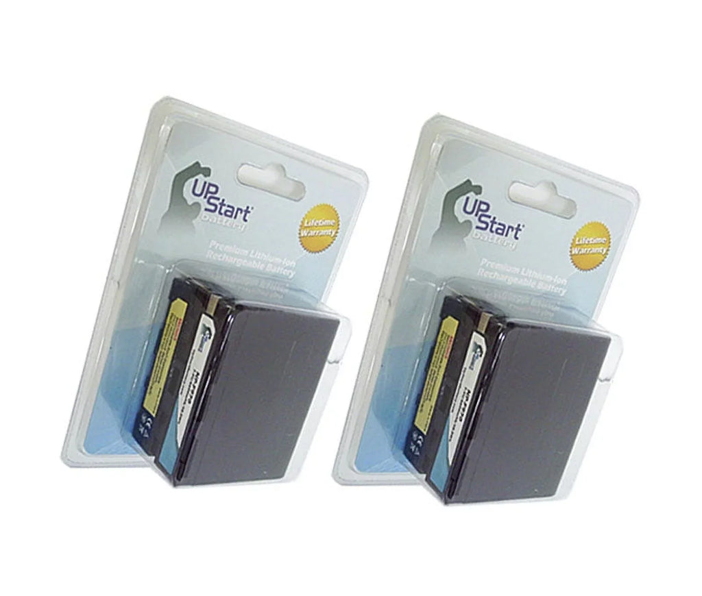 7.4V, - - High 2x Battery Pack UpStart GV-D200 Digital Battery Capacity NP-F970 High Lithium-Ion) Capacity Battery (6600mAh, Replacement Camera for