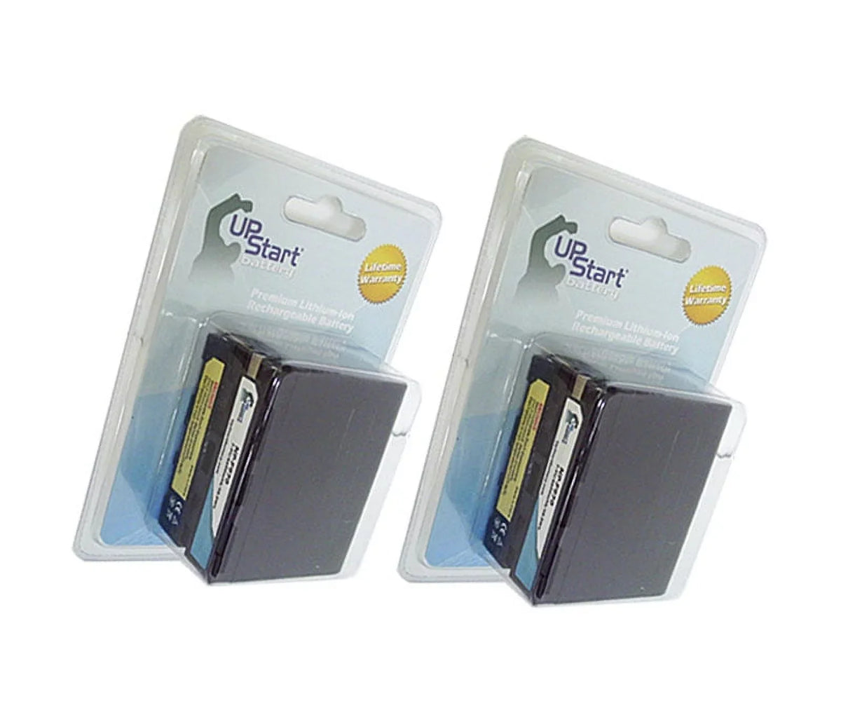 7.4V, - - High 2x Battery Pack UpStart GV-D200 Digital Battery Capacity NP-F970 High Lithium-Ion) Capacity Battery (6600mAh, Replacement Camera for