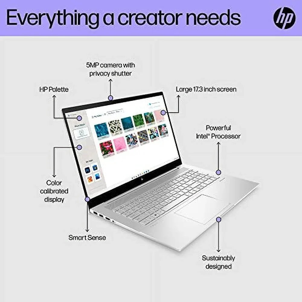4TB (2023) 17.3" FHD i7-1260P Graphics 12-Core 64GB TLG USB 12th | 4 Xe NVMe SSD Core Laptop | Touchscreen Envy Thunderbolt Backlit | 6E IPS 32GB DDR4 HP | Iris Windows | | Wi-Fi 10