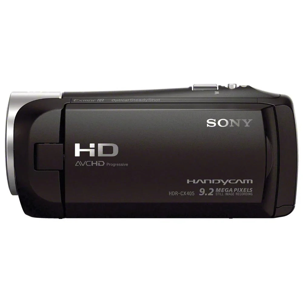 Case + HD Handycam HDR-CX405 64GB Tripod Kit + -