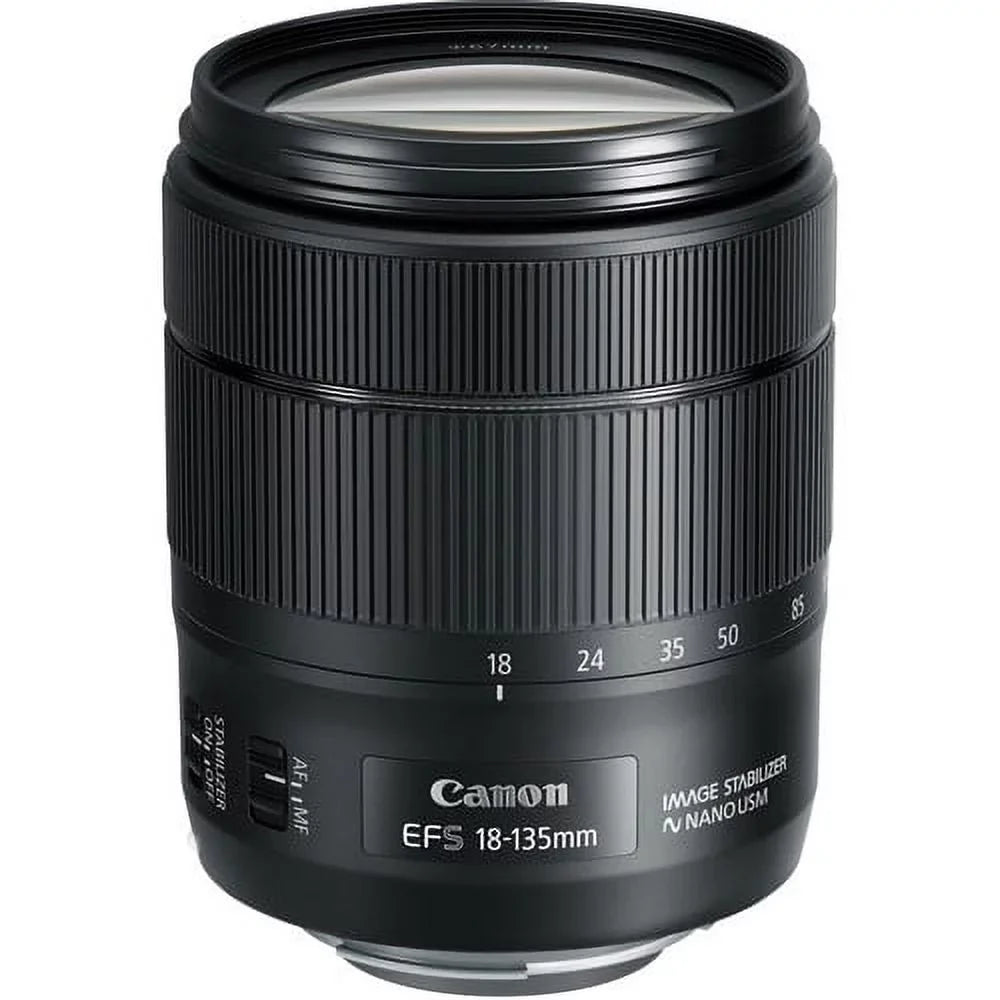 18-135mm W/ Camera USM f/3.5-5.6 More DSLR + 7D II & W-E1 IS Lens Canon EOS Mark