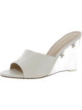 On Leather Wedge Veronica Womens Lucite Sandals Beard Dali Slip