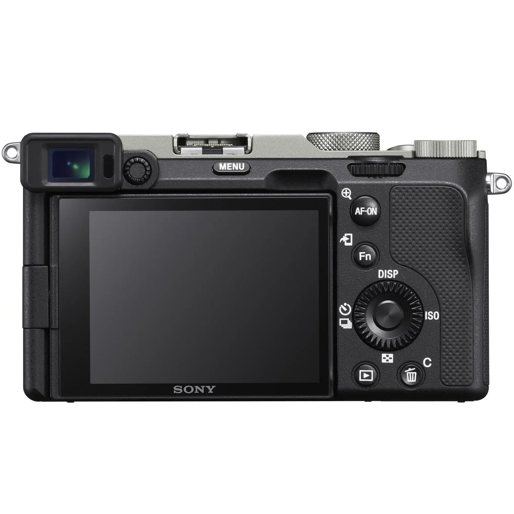 Vlogger Kit Accessories Remote Full Gear Mirrorless F4-5.6 GP-VPT2BT Battery 28-60mm 2x Bundle ILCE7CL/S with ACCVC1: Bag + Body & + Shooting Grip Frame w. + Silver Wireless a7C Deco Camera Lens