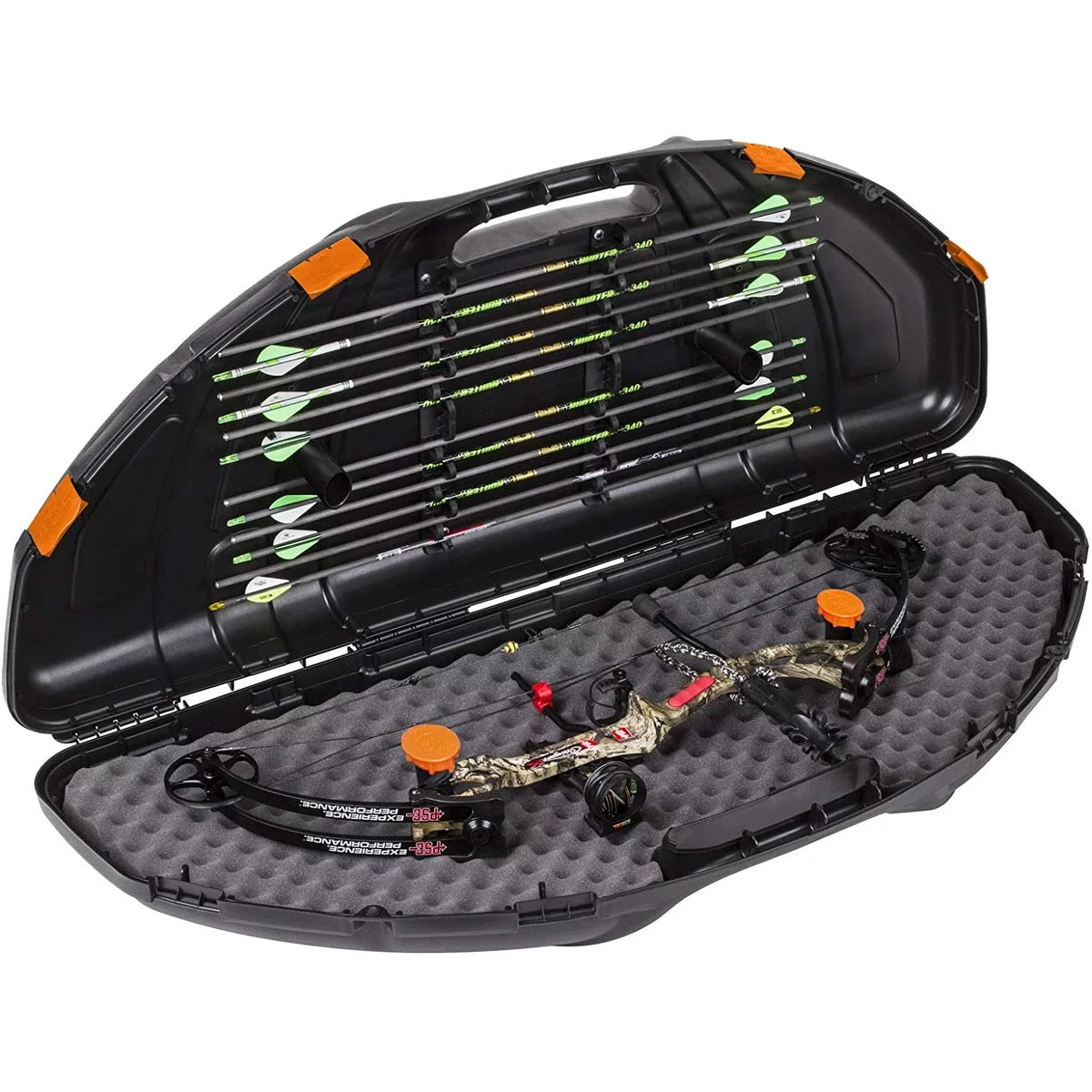 Compound Case, 47.5 Bow Safe Plastic, inches Flambeau Black, Shot Outdoors,