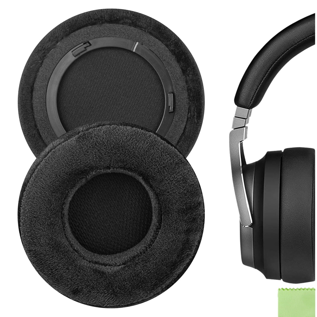 RGB Geekria for Comfort Ear (Black) Ear Wireless Cushions, Pads SE, Repair Velour Corsair Headset Earpads, Headphones Virtuoso Virtuoso XT Cups Wireless Ear Replacement Virtuoso RGB RGB,