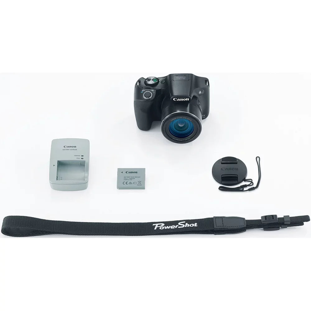 SX530 HS Camera HD 16MP Deluxe PowerShot Opt Canon Full Zoom Memory SD Black Battery 32GB Secure Bundle. P 1150mah Digital Digital 50x Includes Card,