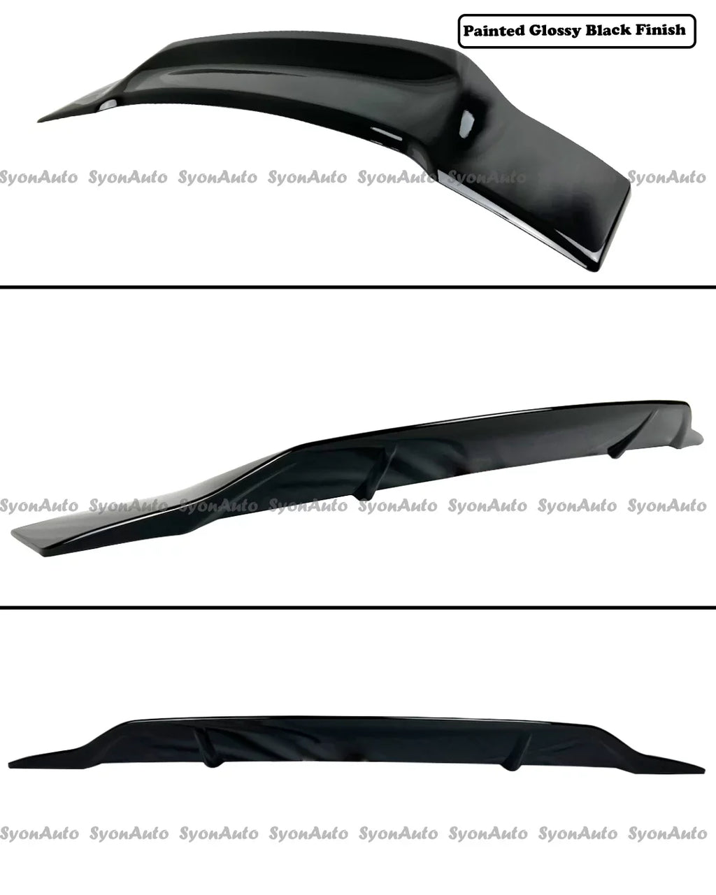 2006-2011 RS design WING GLOSSY TRUNK HIGHKICK FITS SPOILER HONDA SEDAN CIVIC BLACK