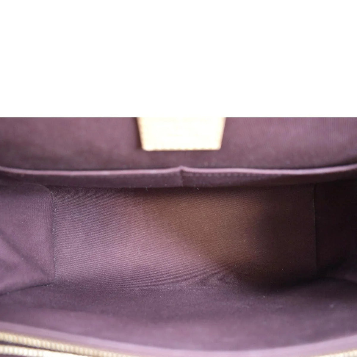 Cluny Monogram Shoulder Canvas Pre-owned Brown MM Bag
