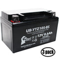 Battery 3-Pack Battery 8.6Ah, - UpStart Factory for Activated, Motorcycle Yamaha Replacement 1000CC 12V, UB-YTZ10S-BS YZF-R1 Maintenance Free, 2011