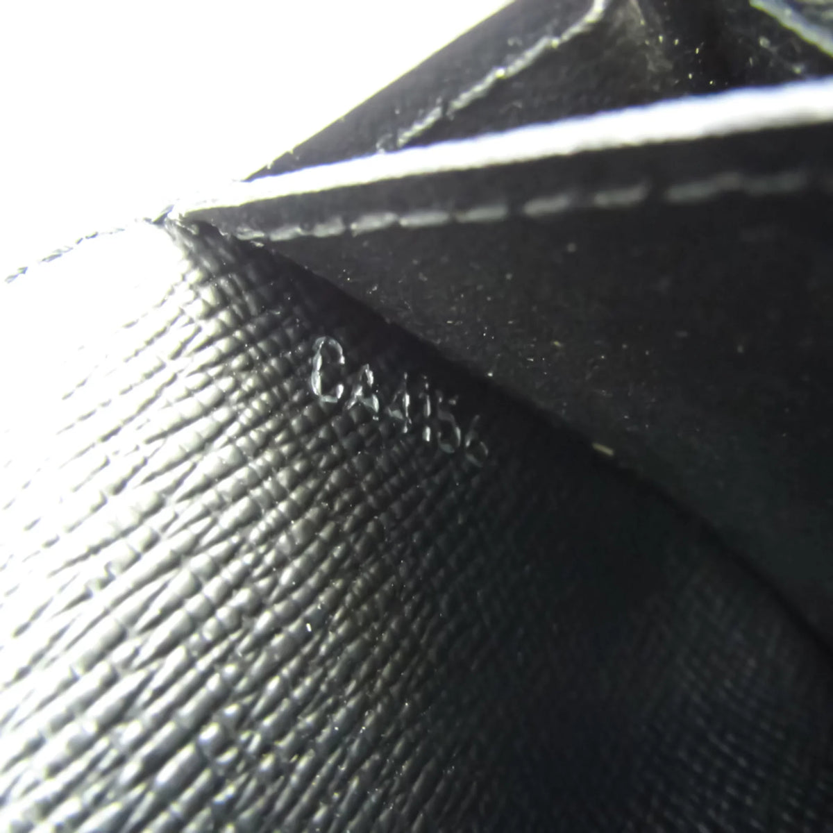 Men's (bi-fold) Wallet Epi Portefeuille Long Brazza Leather Noir M60622 (Good) Epi Pre-Owned