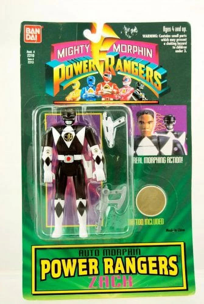 Mighty Power Power Morphin Rangers Rangers Auto Zach Morphin